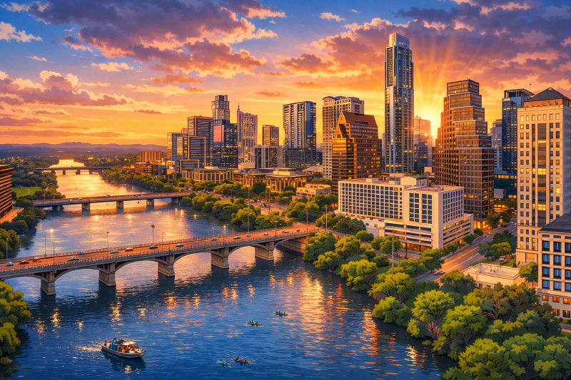 Austin, Texas - Lady Bird Lake